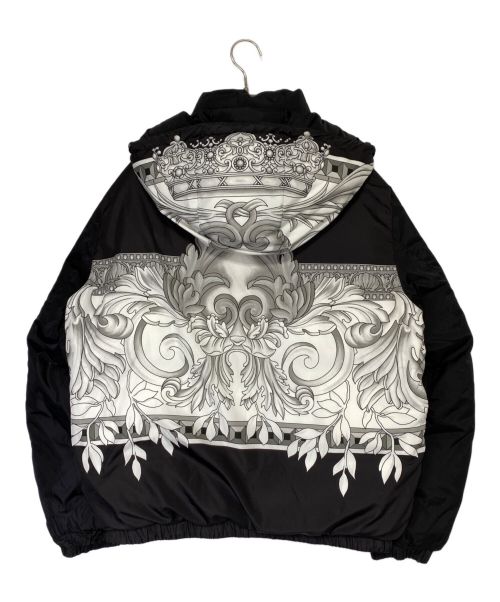 VERSACE（ヴェルサーチ）VERSACE (ヴェルサーチ) リバーシブルダウンジャケット ブラック サイズ:50の古着・服飾アイテム