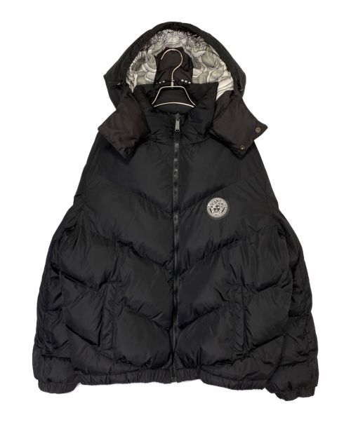 VERSACE（ヴェルサーチ）VERSACE (ヴェルサーチ) リバーシブルダウンジャケット ブラック サイズ:50の古着・服飾アイテム
