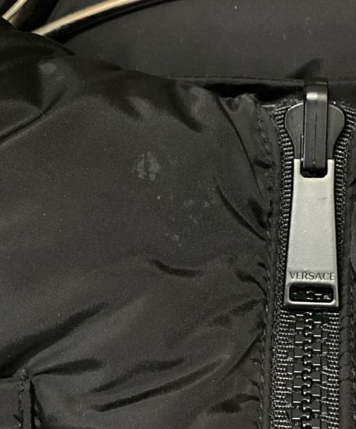VERSACE（ヴェルサーチ）VERSACE (ヴェルサーチ) リバーシブルダウンジャケット ブラック サイズ:50の古着・服飾アイテム
