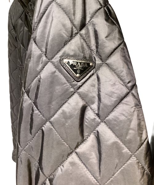 PRADA（プラダ）PRADA (プラダ) Quilting padded Jacket（キルティングパデッドジャケット） ブラック サイズ:54の古着・服飾アイテム