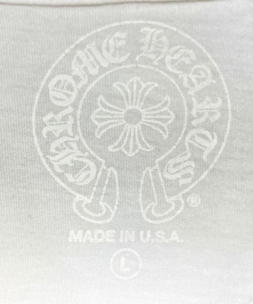 CHROME HEARTS（クロムハーツ）CHROME HEARTS (クロムハーツ) ロングスリーブTシャツ ホワイト サイズ:Lの古着・服飾アイテム