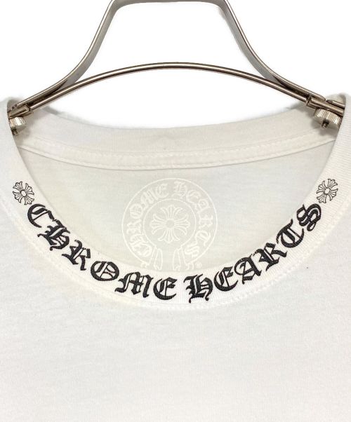 CHROME HEARTS（クロムハーツ）CHROME HEARTS (クロムハーツ) ロングスリーブTシャツ ホワイト サイズ:Lの古着・服飾アイテム
