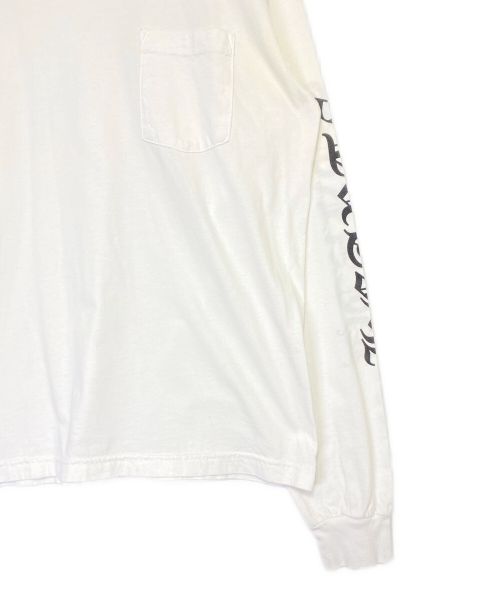 CHROME HEARTS（クロムハーツ）CHROME HEARTS (クロムハーツ) ロングスリーブTシャツ ホワイト サイズ:Lの古着・服飾アイテム