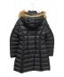 MONCLER (モンクレール) HERMIFUR/ダウンコート ブラック サイズ:3：140000円