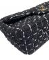 中古・古着 CHANEL (シャネル) チェーンショルダーツイードバッグ ブラック サイズ:21：580000円