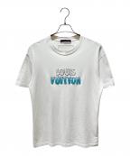 LOUIS VUITTONルイ ヴィトン）の古着「エンブロイダードビーズTシャツ」｜ホワイト×ブルー
