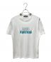 LOUIS VUITTON（ルイ ヴィトン）の古着「エンブロイダードビーズTシャツ」｜ホワイト×ブルー