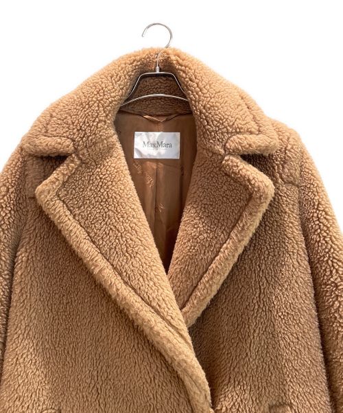 MaxMara（マックスマーラ）MaxMara (マックスマーラ) テディベアショートコート ブラウン サイズ:34の古着・服飾アイテム