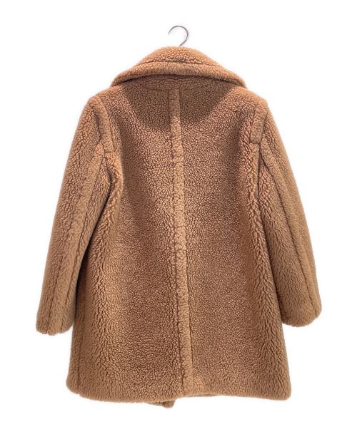 MaxMara（マックスマーラ）MaxMara (マックスマーラ) テディベアショートコート ブラウン サイズ:34の古着・服飾アイテム