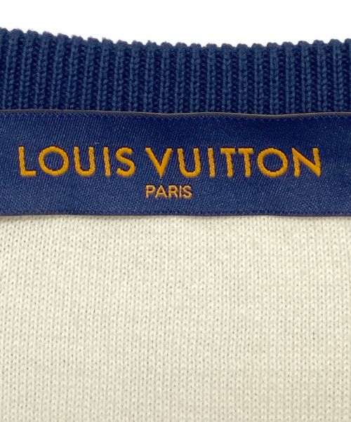 LOUIS VUITTON（ルイ ヴィトン）LOUIS VUITTON (ルイ ヴィトン) モノグラムグラディエントニット ネイビー サイズ:4Lの古着・服飾アイテム