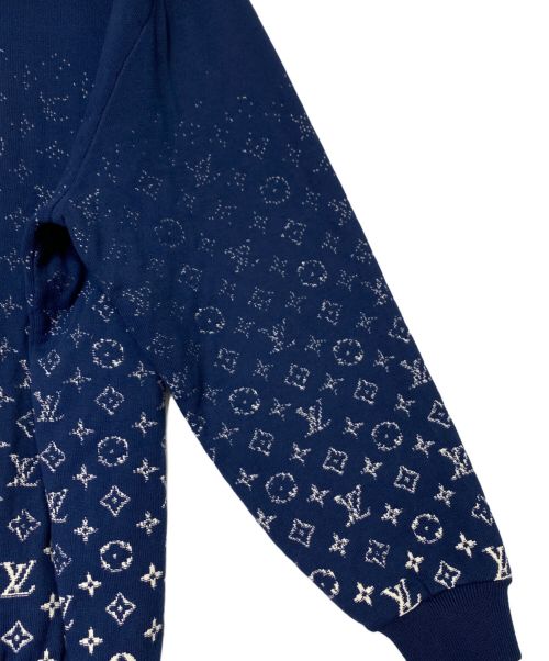 LOUIS VUITTON（ルイ ヴィトン）LOUIS VUITTON (ルイ ヴィトン) モノグラムグラディエントニット ネイビー サイズ:4Lの古着・服飾アイテム