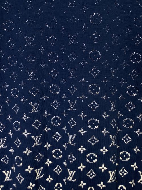 LOUIS VUITTON（ルイ ヴィトン）LOUIS VUITTON (ルイ ヴィトン) モノグラムグラディエントニット ネイビー サイズ:4Lの古着・服飾アイテム
