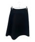 HERMES (エルメス) カシミヤ混ダブルフェイススカート ブラック サイズ:34：45000円