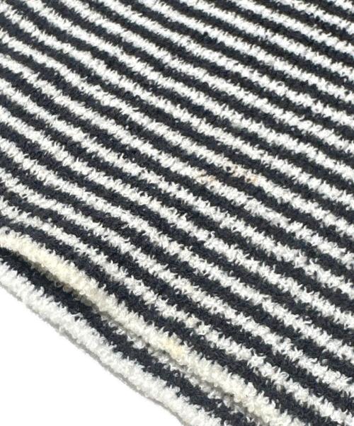 CHANEL（シャネル）CHANEL (シャネル) ココマークボタンニット ホワイト×ブラック サイズ:34の古着・服飾アイテム