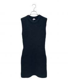 HERMES（エルメス）の古着「ノースリーブ ウール ニット ワンピース」｜ブラック