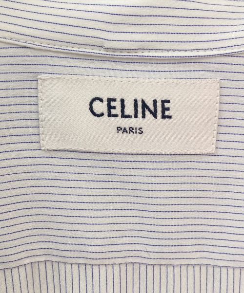 CELINE（セリーヌ）CELINE (セリーヌ) トリオンフフリルカラーブラウス サイズ:34の古着・服飾アイテム