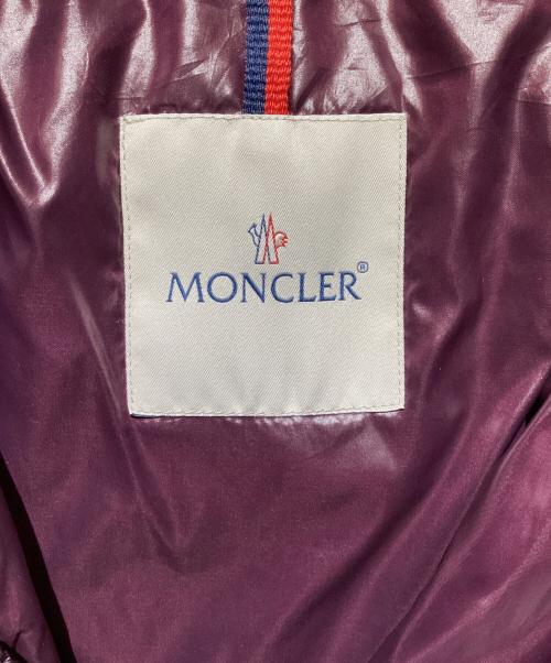 MONCLER（モンクレール）MONCLER (モンクレール) HERMIFUR/ダウンコート ワインレッド サイズ:1の古着・服飾アイテム