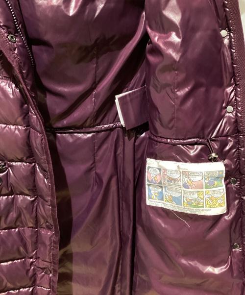 MONCLER（モンクレール）MONCLER (モンクレール) HERMIFUR/ダウンコート ワインレッド サイズ:1の古着・服飾アイテム