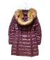MONCLER (モンクレール) HERMIFUR/ダウンコート ワインレッド サイズ:1：90000円