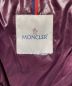 中古・古着 MONCLER (モンクレール) HERMIFUR/ダウンコート ワインレッド サイズ:1：90000円