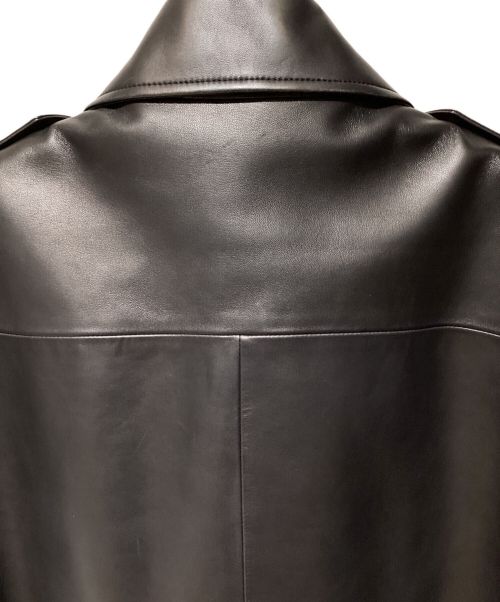 LOEWE（ロエベ）LOEWE (ロエベ) A2-TYPE Leather Jacket（A2タイプレザージャケット） ブラック サイズ:44の古着・服飾アイテム