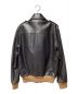 LOEWE (ロエベ) A2-TYPE Leather Jacket（A2タイプレザージャケット） ブラック サイズ:44：140000円