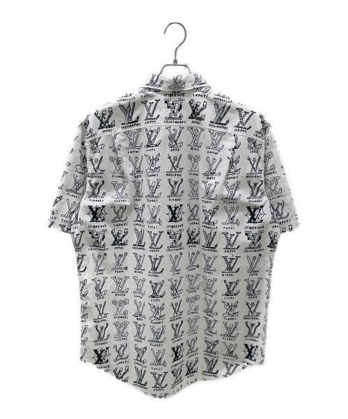 LOUIS VUITTON（ルイ ヴィトン）LOUIS VUITTON (ルイ ヴィトン) プレイスグラフィックシャツ ホワイト サイズ:XXLの古着・服飾アイテム