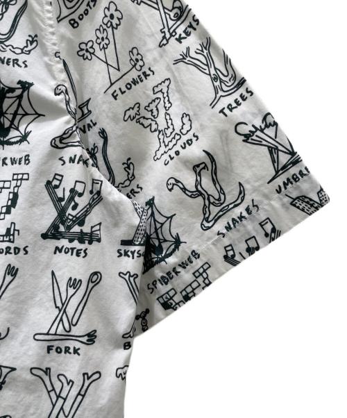 LOUIS VUITTON（ルイ ヴィトン）LOUIS VUITTON (ルイ ヴィトン) プレイスグラフィックシャツ ホワイト サイズ:XXLの古着・服飾アイテム