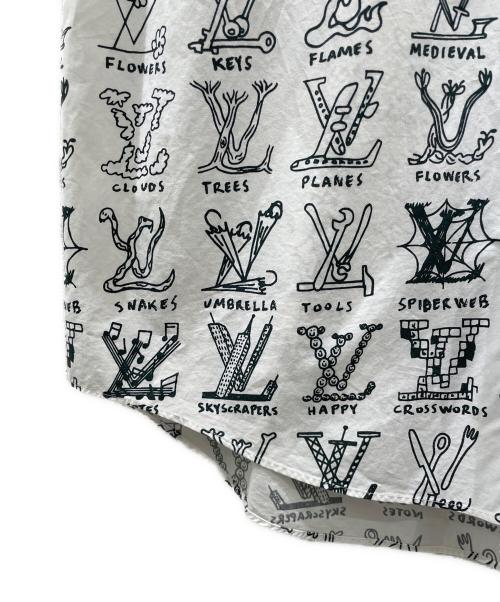 LOUIS VUITTON（ルイ ヴィトン）LOUIS VUITTON (ルイ ヴィトン) プレイスグラフィックシャツ ホワイト サイズ:XXLの古着・服飾アイテム