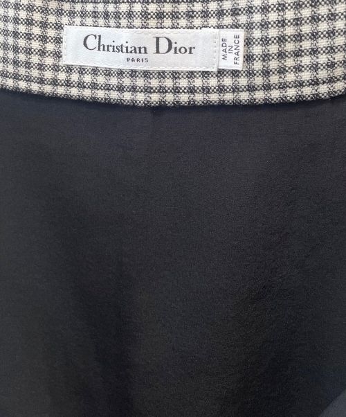 Christian Dior（クリスチャン ディオール）Christian Dior (クリスチャン ディオール) チュール切替フレアスカート サイズ:46の古着・服飾アイテム