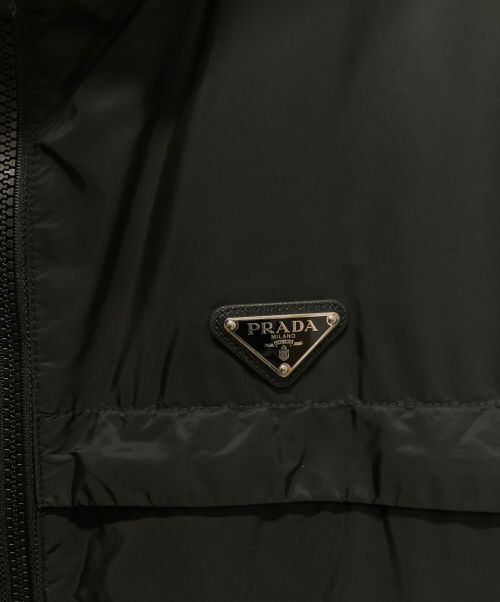 PRADA（プラダ）PRADA (プラダ) ナイロンジャケット ブラック サイズ:46の古着・服飾アイテム