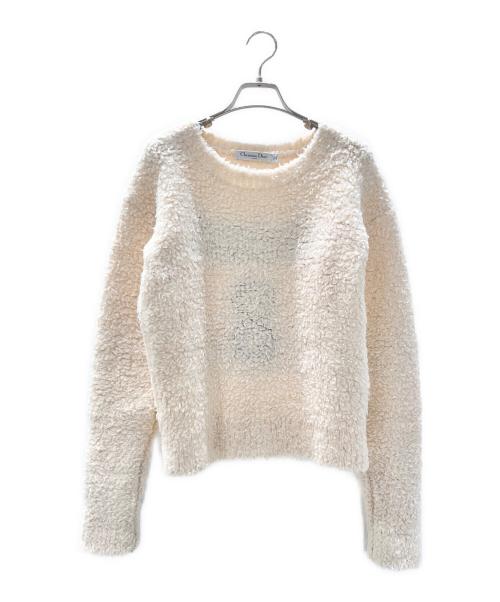 Christian Dior（クリスチャン ディオール）Christian Dior (クリスチャン ディオール) J'ADIORパイルニット アイボリー サイズ:36の古着・服飾アイテム