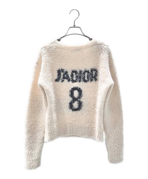 Christian Dior（クリスチャン ディオール）Christian Dior (クリスチャン ディオール) J'ADIORパイルニット アイボリー サイズ:36の古着・服飾アイテム
