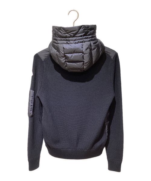 MONCLER（モンクレール）MONCLER (モンクレール) ニット切替ダウンジャケット ネイビー サイズ:Sの古着・服飾アイテム
