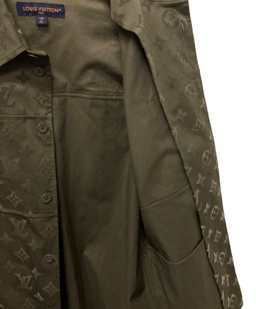 LOUIS VUITTON（ルイ ヴィトン）LOUIS VUITTON (ルイ ヴィトン) モノグラムシャツ オリーブ サイズ:Sの古着・服飾アイテム