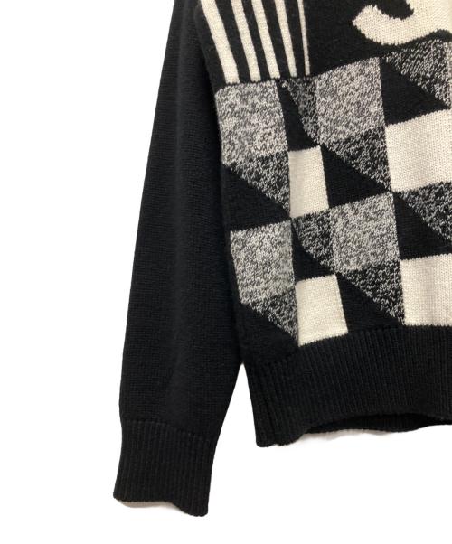 CHANEL（シャネル）CHANEL (シャネル) ココマークハーフジップニット ブラック サイズ:38の古着・服飾アイテム