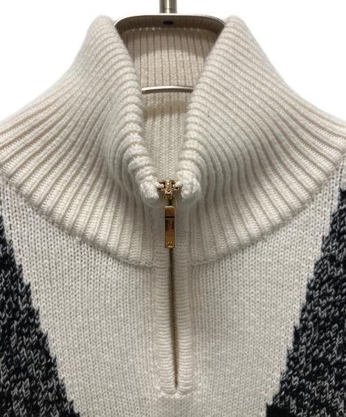 CHANEL（シャネル）CHANEL (シャネル) ココマークハーフジップニット ブラック サイズ:38の古着・服飾アイテム