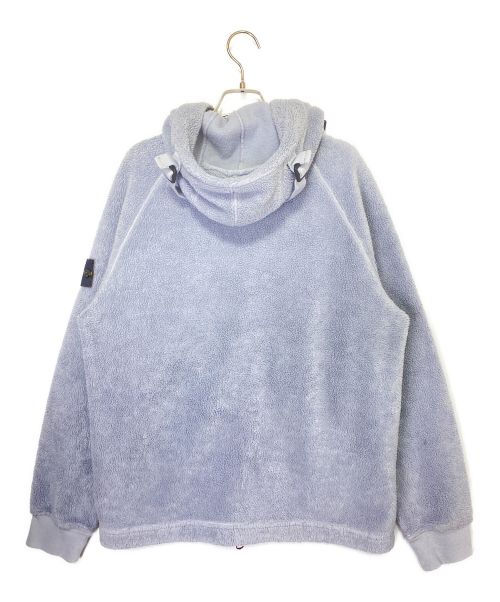 STONE ISLAND（ストーンアイランド）STONE ISLAND (ストーンアイランド) コットンパイルボアフードジャケット スカイブルー サイズ:Mの古着・服飾アイテム