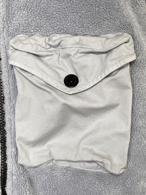 STONE ISLAND（ストーンアイランド）STONE ISLAND (ストーンアイランド) コットンパイルボアフードジャケット スカイブルー サイズ:Mの古着・服飾アイテム