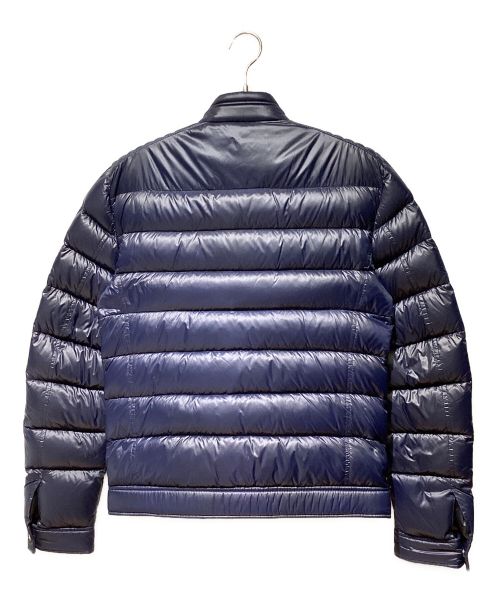 PRADA（プラダ）PRADA (プラダ) Logo Plate Down Jacket（ロゴプレートダウンジャケット） ネイビー サイズ:46の古着・服飾アイテム