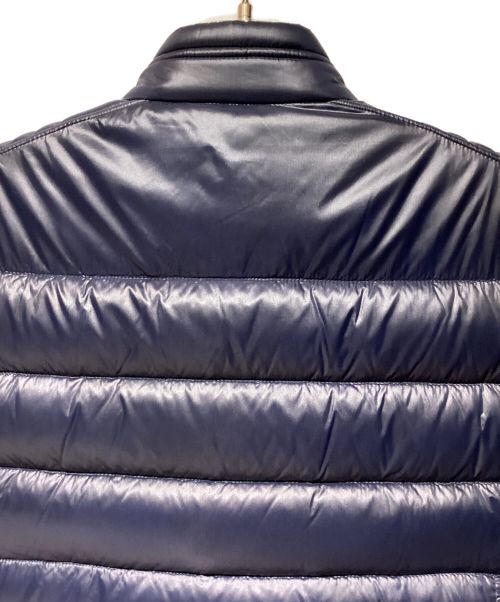 PRADA（プラダ）PRADA (プラダ) Logo Plate Down Jacket（ロゴプレートダウンジャケット） ネイビー サイズ:46の古着・服飾アイテム