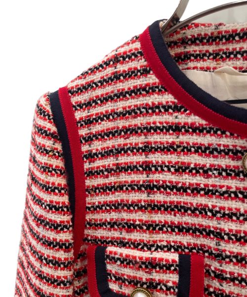 GUCCI（グッチ）GUCCI (グッチ) ツイードジャケット サイズ:40の古着・服飾アイテム