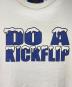 中古・古着 LOUIS VUITTON (ルイ ヴィトン) DO A KICKFLIP プリントTシャツ ホワイト サイズ:S：90000円