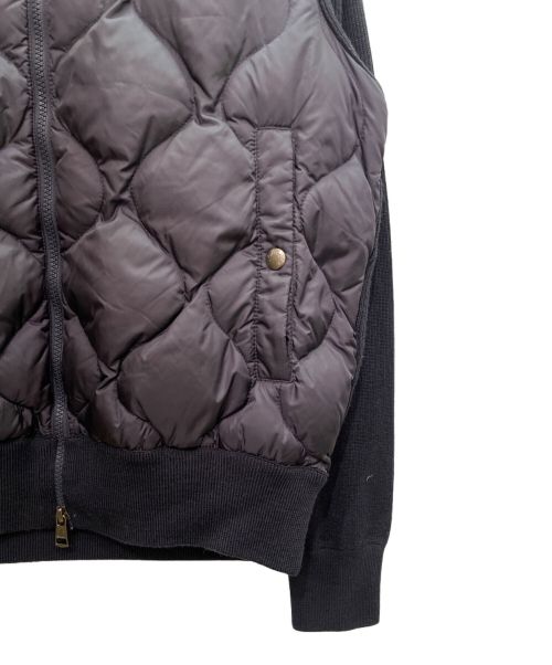 MONCLER（モンクレール）MONCLER (モンクレール) MAGLIONE TRICOT CARDIGAN/切替しジャケット ネイビー サイズ:Mの古着・服飾アイテム