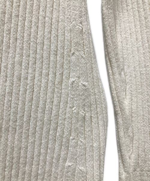 CHANEL（シャネル）CHANEL (シャネル) ココマークリブニットワンピース ホワイト サイズ:36の古着・服飾アイテム