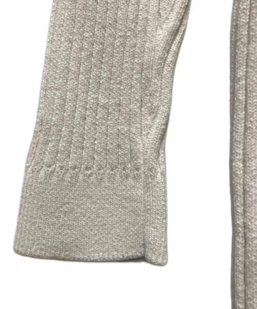 CHANEL（シャネル）CHANEL (シャネル) ココマークリブニットワンピース ホワイト サイズ:36の古着・服飾アイテム