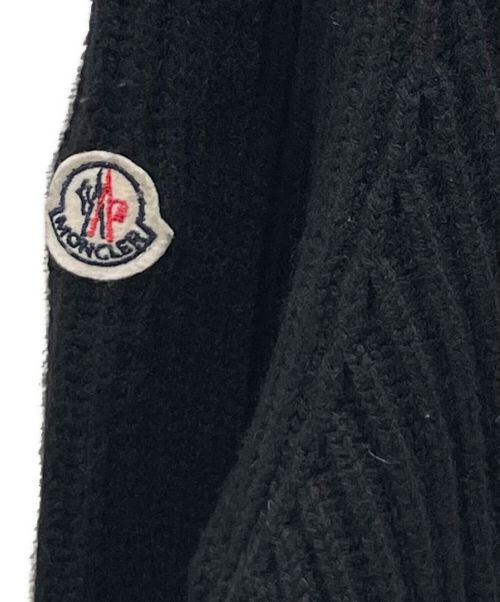 MONCLER（モンクレール）MONCLER (モンクレール) MAGLIONE TRICOT CARDIGAN ダウンジャケット ブラック サイズ:Lの古着・服飾アイテム