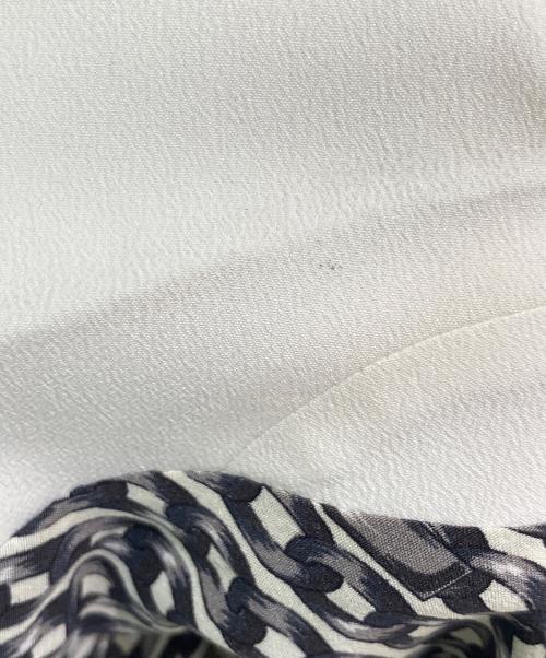 CELINE（セリーヌ）CELINE (セリーヌ) チェーンロゴシャツワンピース ブラック×ホワイト サイズ:38の古着・服飾アイテム