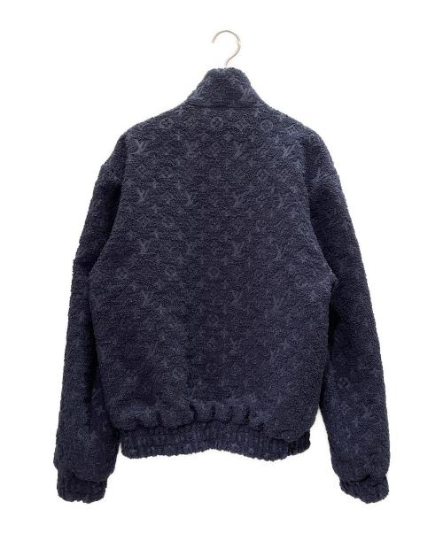 LOUIS VUITTON（ルイ ヴィトン）LOUIS VUITTON (ルイ ヴィトン) ウールブックレット モノグラムブルゾン ネイビー サイズ:46の古着・服飾アイテム
