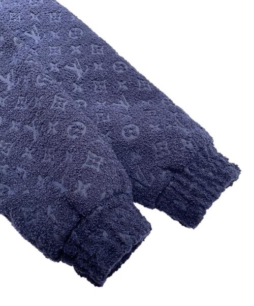 LOUIS VUITTON（ルイ ヴィトン）LOUIS VUITTON (ルイ ヴィトン) ウールブックレット モノグラムブルゾン ネイビー サイズ:46の古着・服飾アイテム